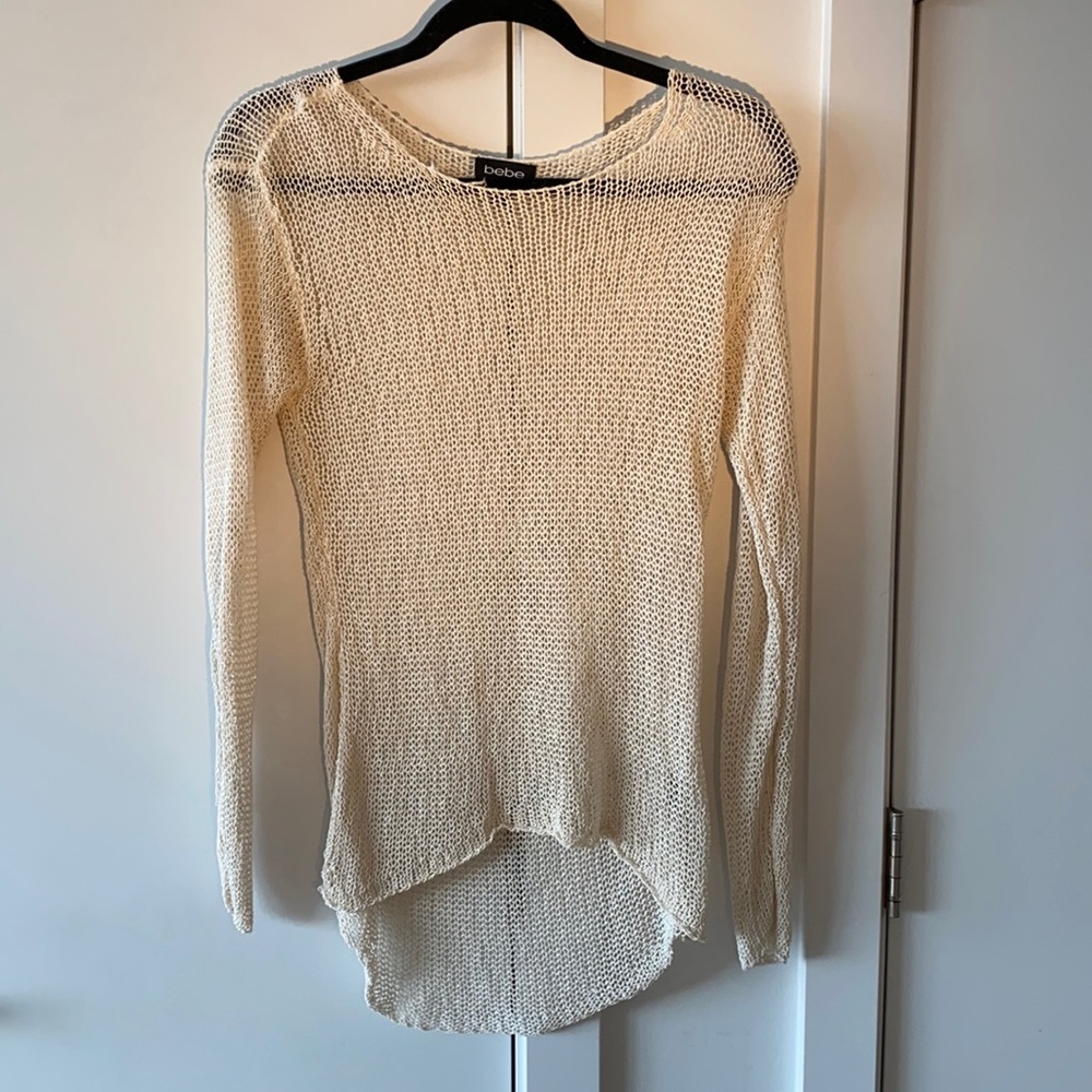Knit long sleeve top